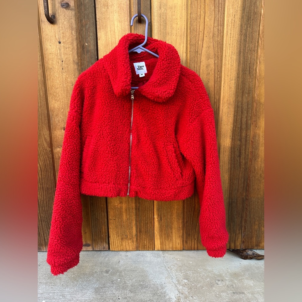 Tiger Mist Red Teddy Jacket - Picture 6 of 6